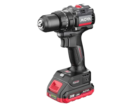 Wiertarka i wkrętarka MOVA wiertarka udarowa bezszczotkowa  pd80ik 20v 80nm  (bateria i